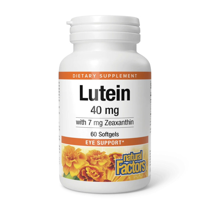 Natural Factors, Lutein 40 mg, Antioxidant Support for Healthy Eyes and Skin