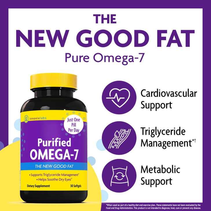 InnovixLabs Purified Omega 7 Supplement