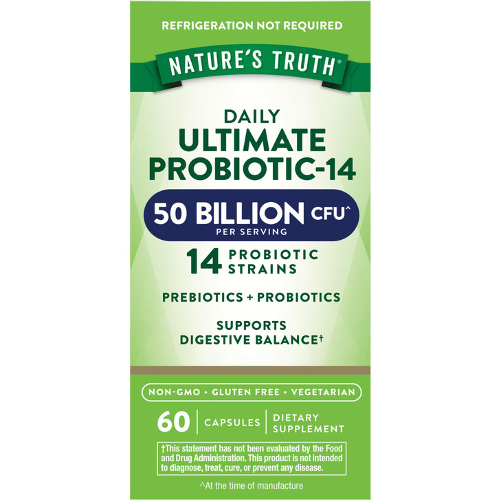 Nature's Truth Probiotic for Women and Men - 50 Billion CFU