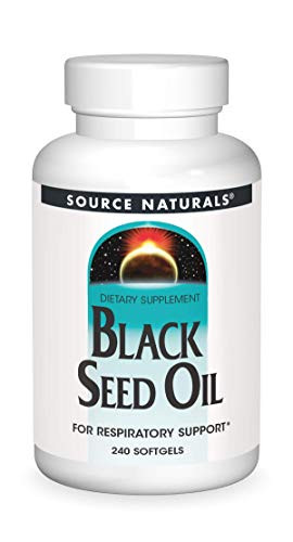 Source Naturals Black Cumin Seed Oil for Respiratory Support - 240 Softgels