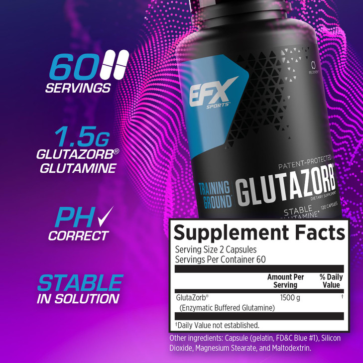 EFX Sports Training Ground Glutazorb Caps