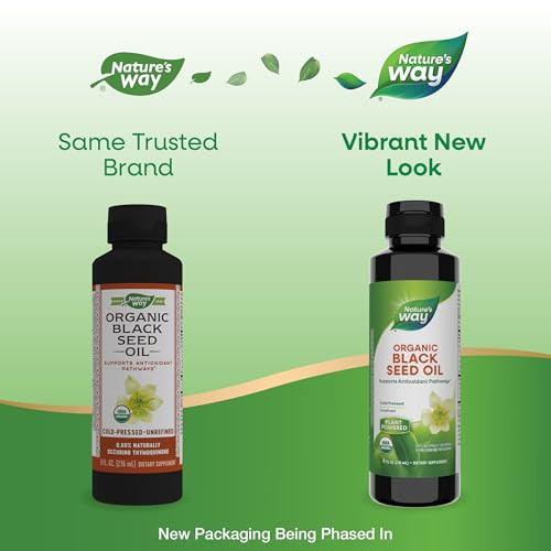 Nature's Way Organic Black Seed Oil, Supports Antioxidants Pathways*