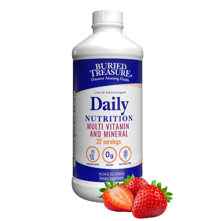 Buried Treasure Daily Nutrition Liquid Multivitamin and Mineral Supplement