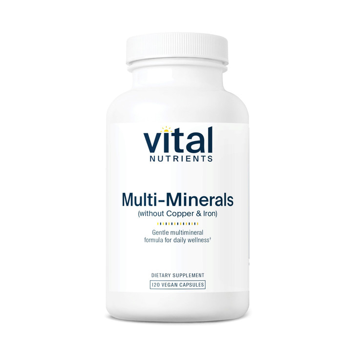 Vital Nutrients Multi-Minerals - Citrate/Malate Formula (No Copper or Iron)