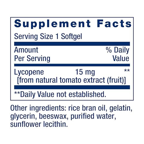 Life Extension Mega Lycopene, Prostate Health, arterial Health, antioxidant