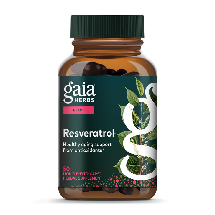 Gaia Herbs Resveratrol - Beauty & Radiance Antioxidant Support Supplement*