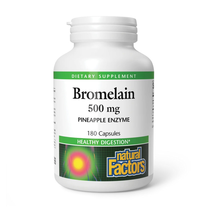 Natural Factors, Bromelain 500 mg, Enzyme Support for a Healthy Digestive