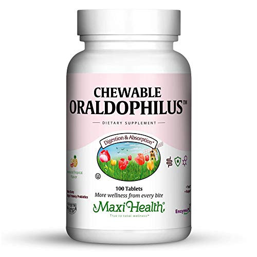 Maxi Health Chewable Oraldophilus - Non Dairy