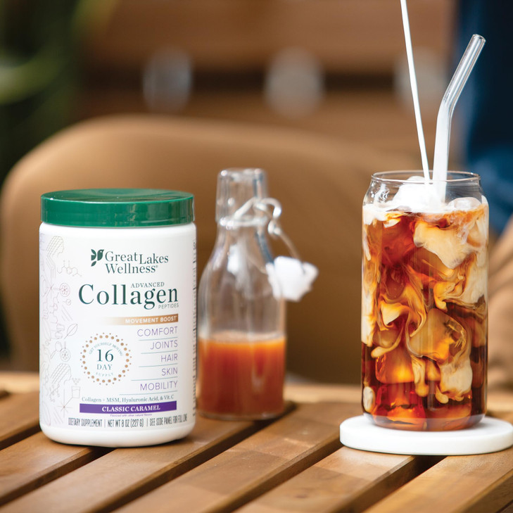 Great Lakes Wellness Movement Boost Advanced Collagen Peptides Powder with MSM