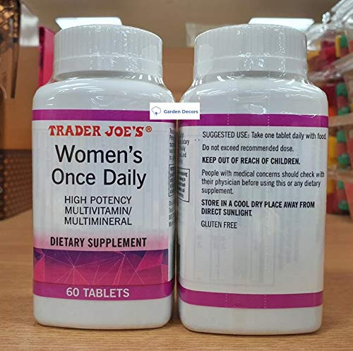 Trader Joes Womens Once Daily High Potency Multivitamin/Multimineral 60
