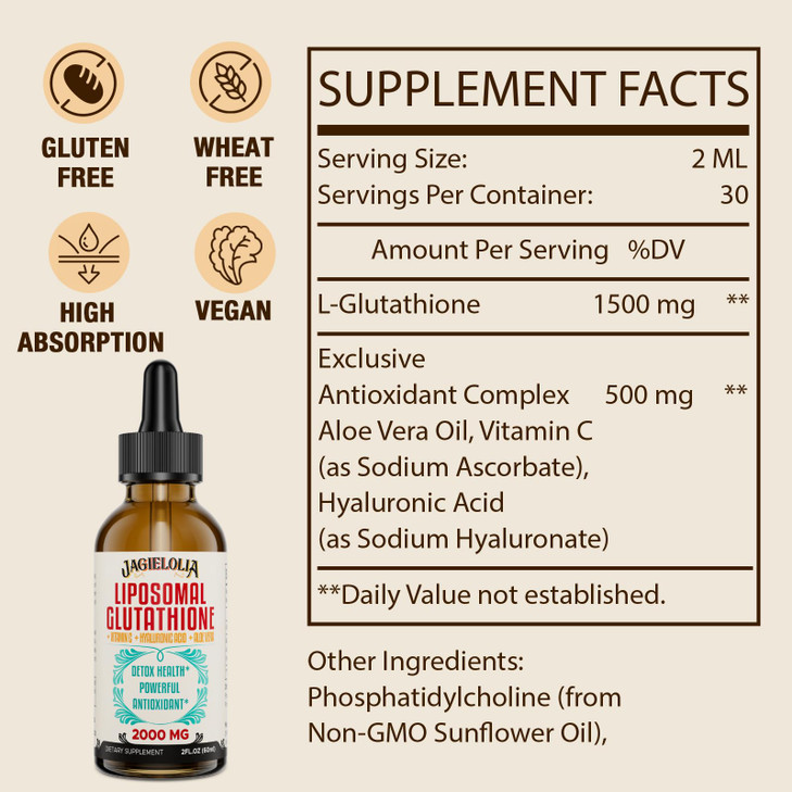Liposomal Glutathione Liquid 2000MG