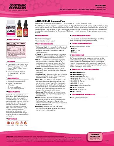 Systemic Formulas Gold Immune Plus