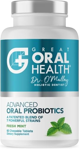 Oral Probiotics for Mouth Bad Breath Treatment for Adults; Dentist Formulated