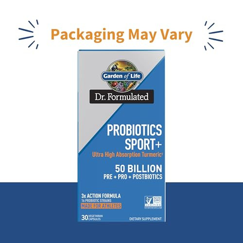 Garden of Life Dr Formulated Sport Probiotics Digestive Supplement, Organic