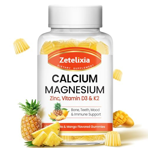 Calcium Gummies with D3, Calcium Magnesium Supplement