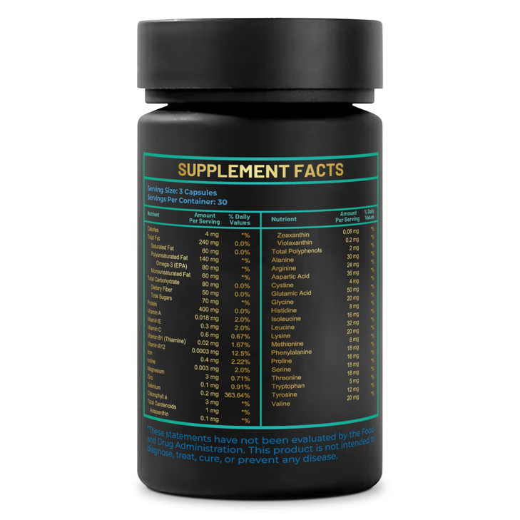 Mr Ros Marine Phytoplankton Capsules - 90 Vegan Capsules