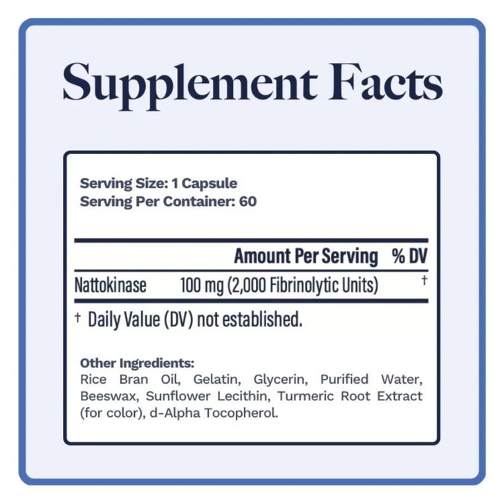 Utzy Naturals Nattokinase Supplement - 2000 FU from Japanese Natto