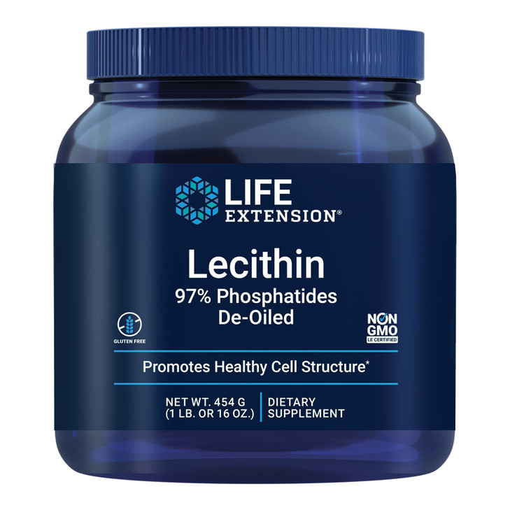 Life Extension Lecithin, Promotes Healthy Cell Structure and Function in