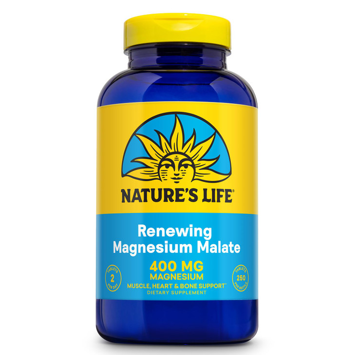 NATURE'S LIFE Renewing Magnesium Malate 400 mg