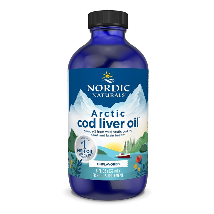 Nordic Naturals Arctic Cod Liver Oil, Unflavored - 8 oz