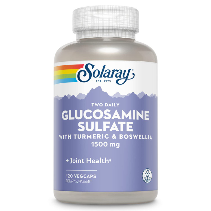 SOLARAY Glucosamine Sulfate 1500 mg, 2 Daily