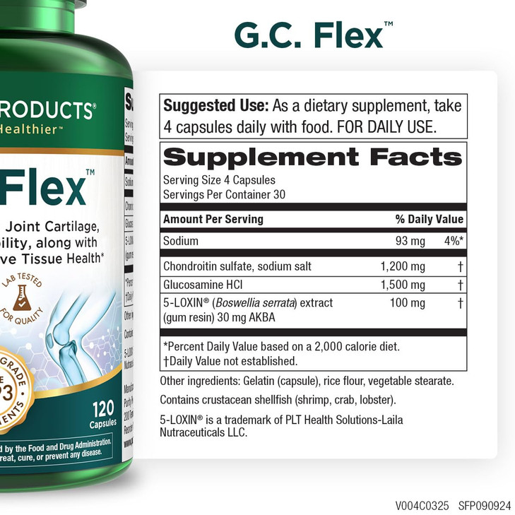 Purity Products G.C. Flex (Glucosamine and Chondroitin Sulfate Super Formula)