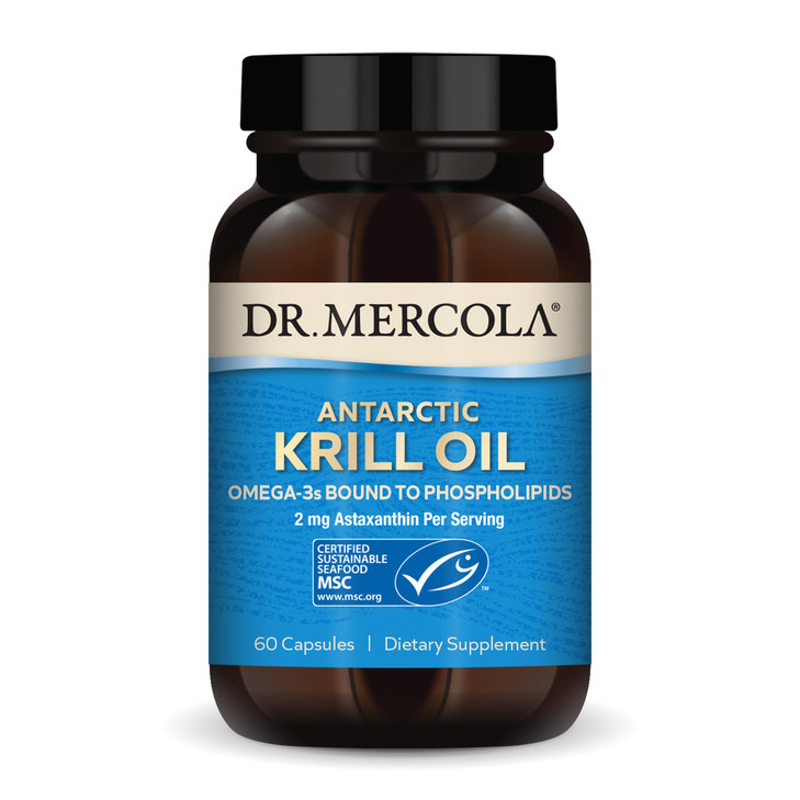Dr. Mercola Antarctic Krill Oil - 1,000 mg - Omega-3 Supplement with EPA & DHA