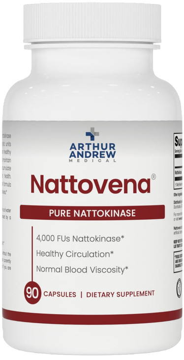 Arthur Andrew Medical, Nattovena, Pure Nattokinase Supplement, Double Strength