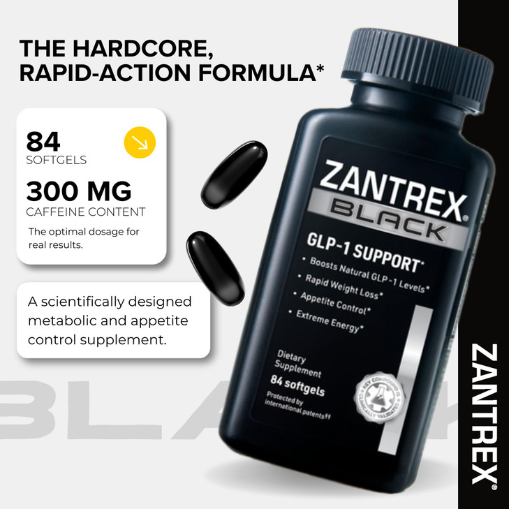 Zantrex Black - Naturally Boost GLP-1 & Metabolism Support