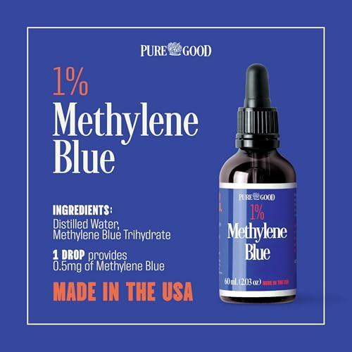 PureGood Methylene Blue 1% Solution (2 Pack)