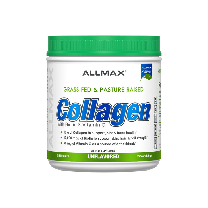 AllMax Nutrition Collagen Powder, Grass Fed & Pasture Raised