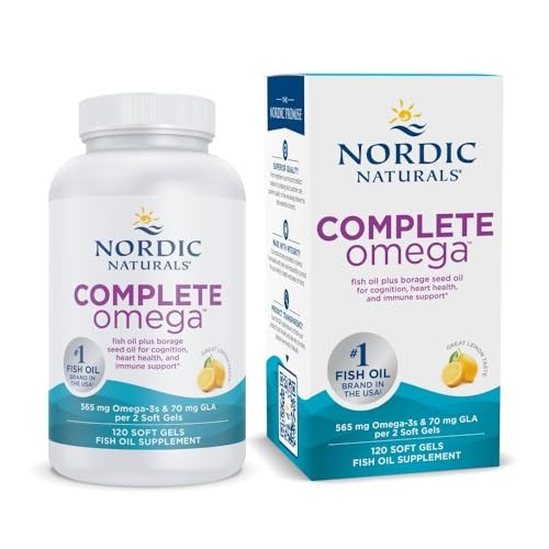 Nordic Naturals Complete Omega, Lemon Flavor - 120 Soft Gels