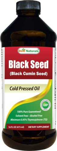 Best Naturals Black Seed Oil - Minimum 0.95% Thymoquinone (TQ)