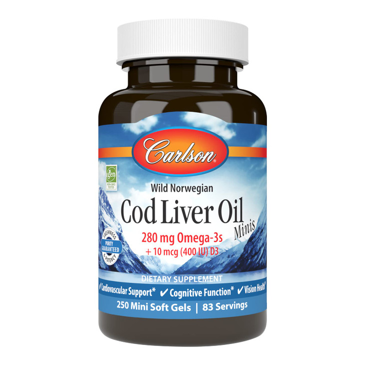 Carlson - Cod Liver Oil Minis, 280 mg