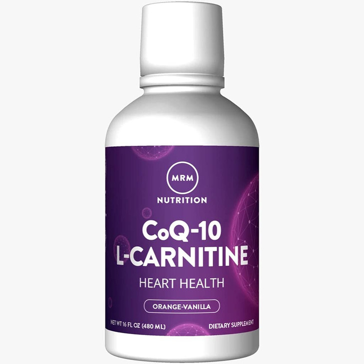 MRM Nutrition CoQ-10 L-Carnitine Liquid - Orange-Vanilla Flavored