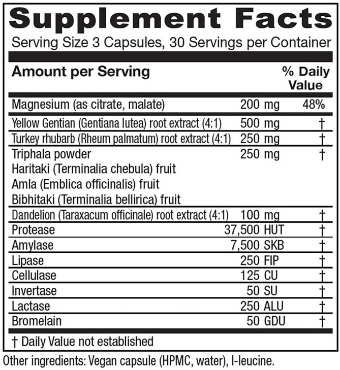 Vitanica Colon Motility Blend, Colon Support, Vegan, 90 Capsules