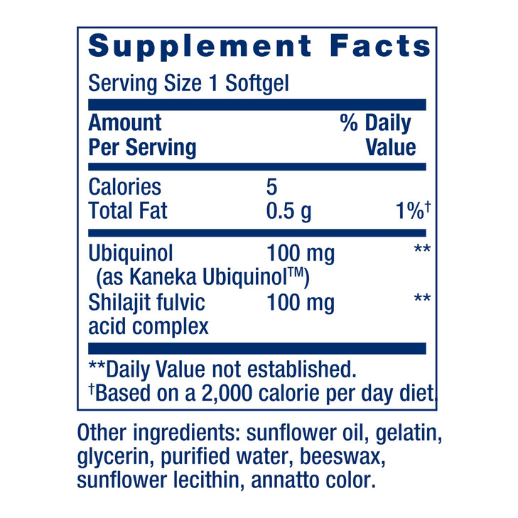 Life Extension Super Ubiquinol CoQ10 with Enhanced Mitochondrial Support, Potent