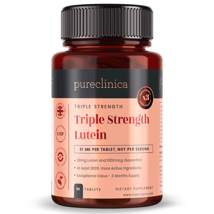 pureclinica Lutein 30mg with Zeaxanthin 1000mcg