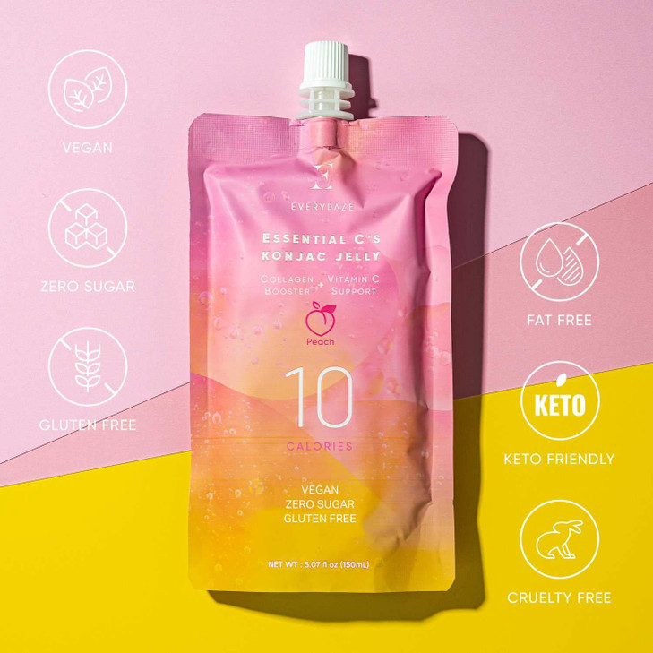 EVERYDAZE Essential Cs Konjac Jelly - Peach
