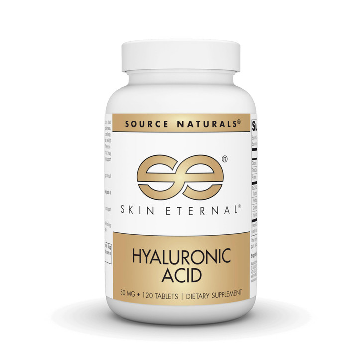 Source Naturals Skin Eternal Hyaluronic Acid, 50mg - 120 Tablets