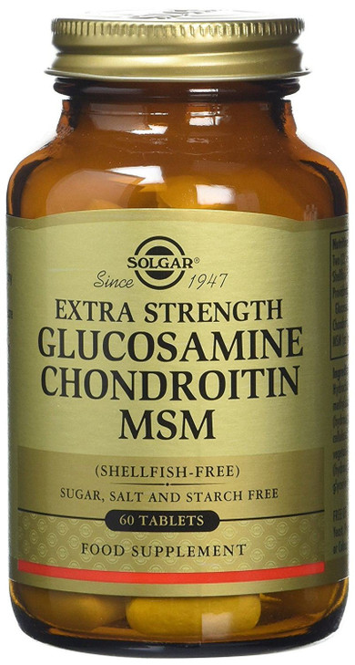 Solgar Triple Strength Glucosamine Chondroitin MSM, 60 Tablets