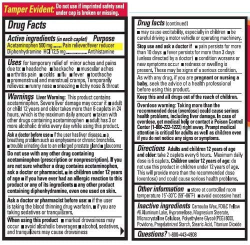 Percogesic Extra Strength Pain Relief - Aspirin Free Dual Action Relief