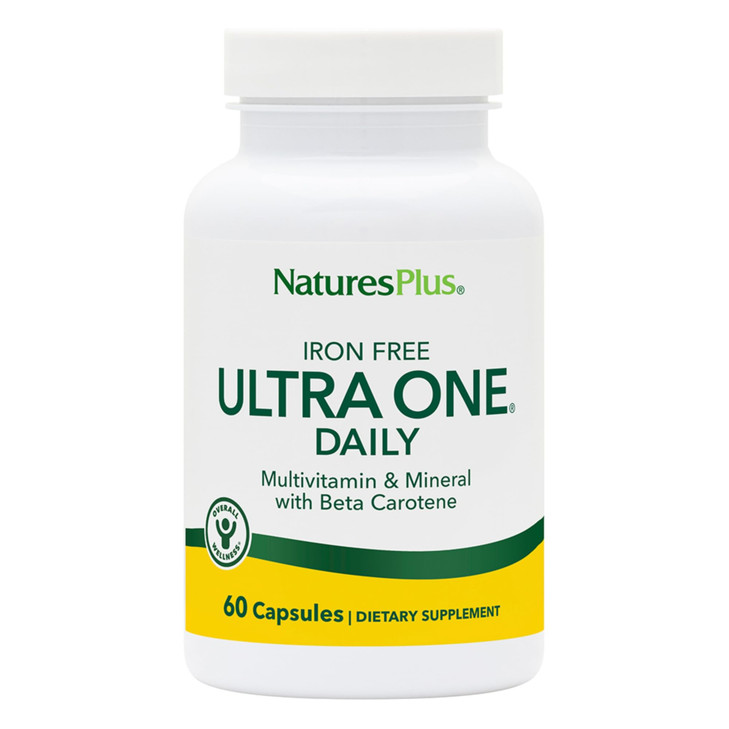 NaturesPlus Ultra One Daily Iron Free - 60 Fast-Acting Capsules
