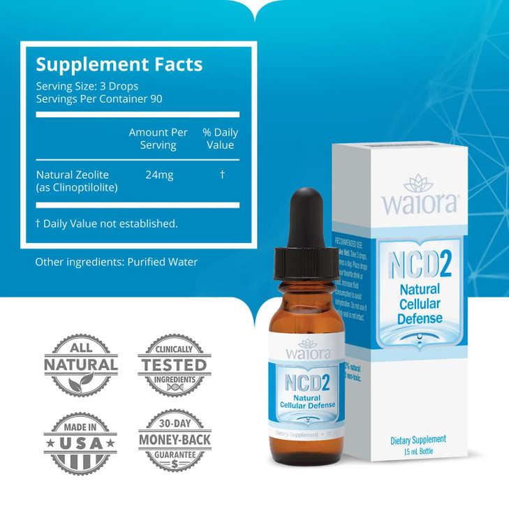 NCD2 Liquid Mineral Supplement, Advanced Cellular Support Formula, Daily