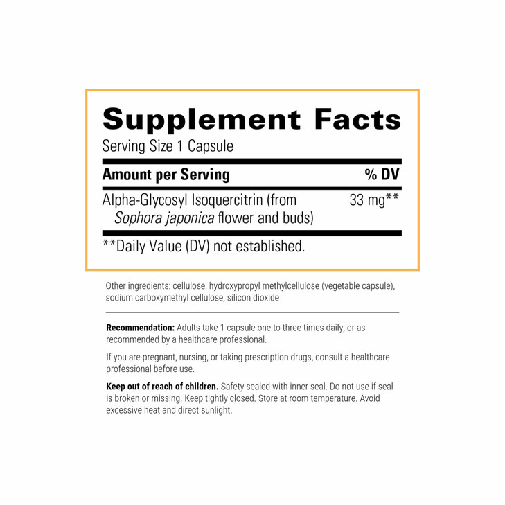 Integrative Therapeutics Alpha-Glycosyl Isoquercitrin