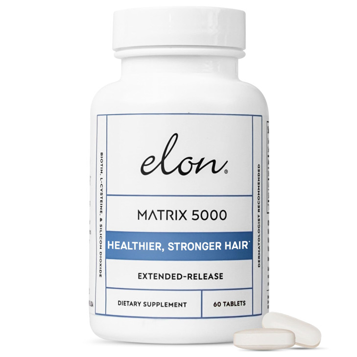 Elon Matrix 5000 - Biotin 5000mcg Vitamins for Hair Growth w/Extended Release