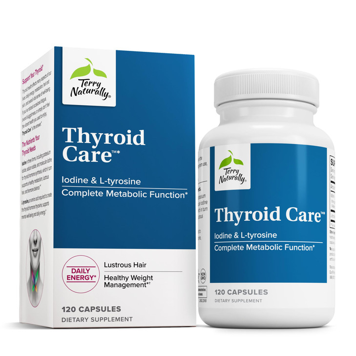 Terry Naturally Thyroid Care - Immune Health & Energy Support Formula