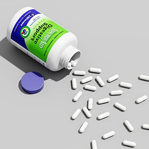 AbsorbAid Digestive Enzymes 240 vCaps, Proven to Increase Vital Nutrient