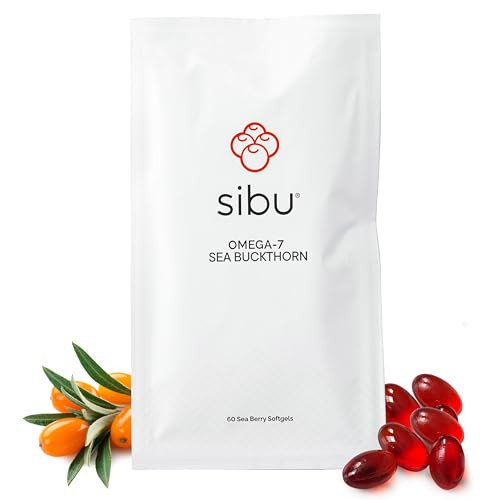 sibu Sea Buckthorn Omega-7 Softgels (30-Day Refill Sachet)