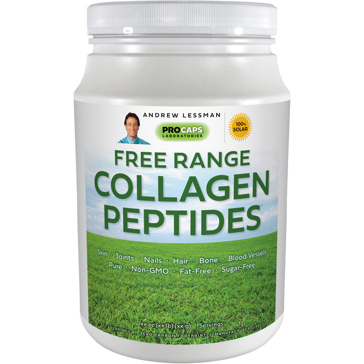 ANDREW LESSMAN Free Range Collagen Peptides Powder 60 Servings